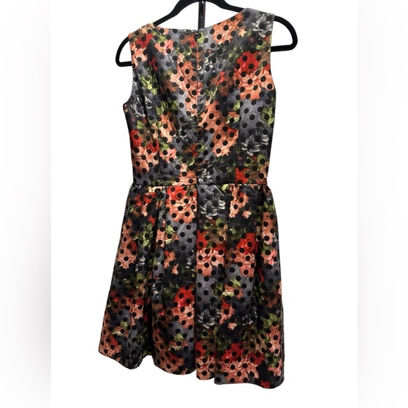 Iroo floral polkadots fit&flare mini dress size 38 - Picture 5 of 11